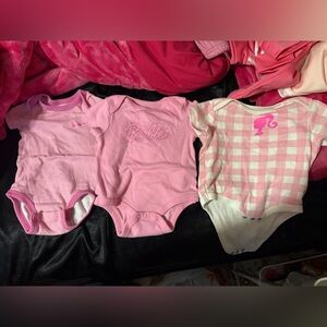 Size 6m baby girl onesie lot